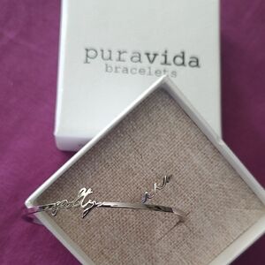 Pura Vida Silver 'Salty' Bracelet